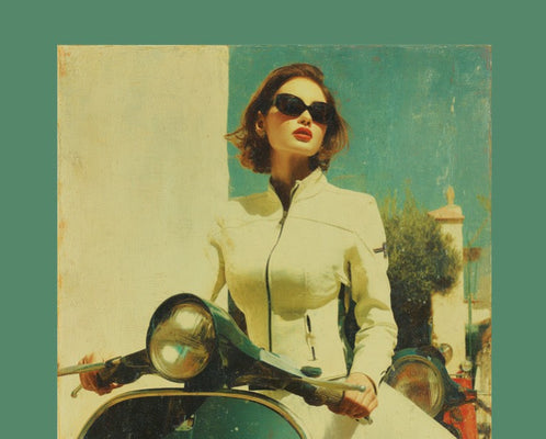 Donna on Vespa